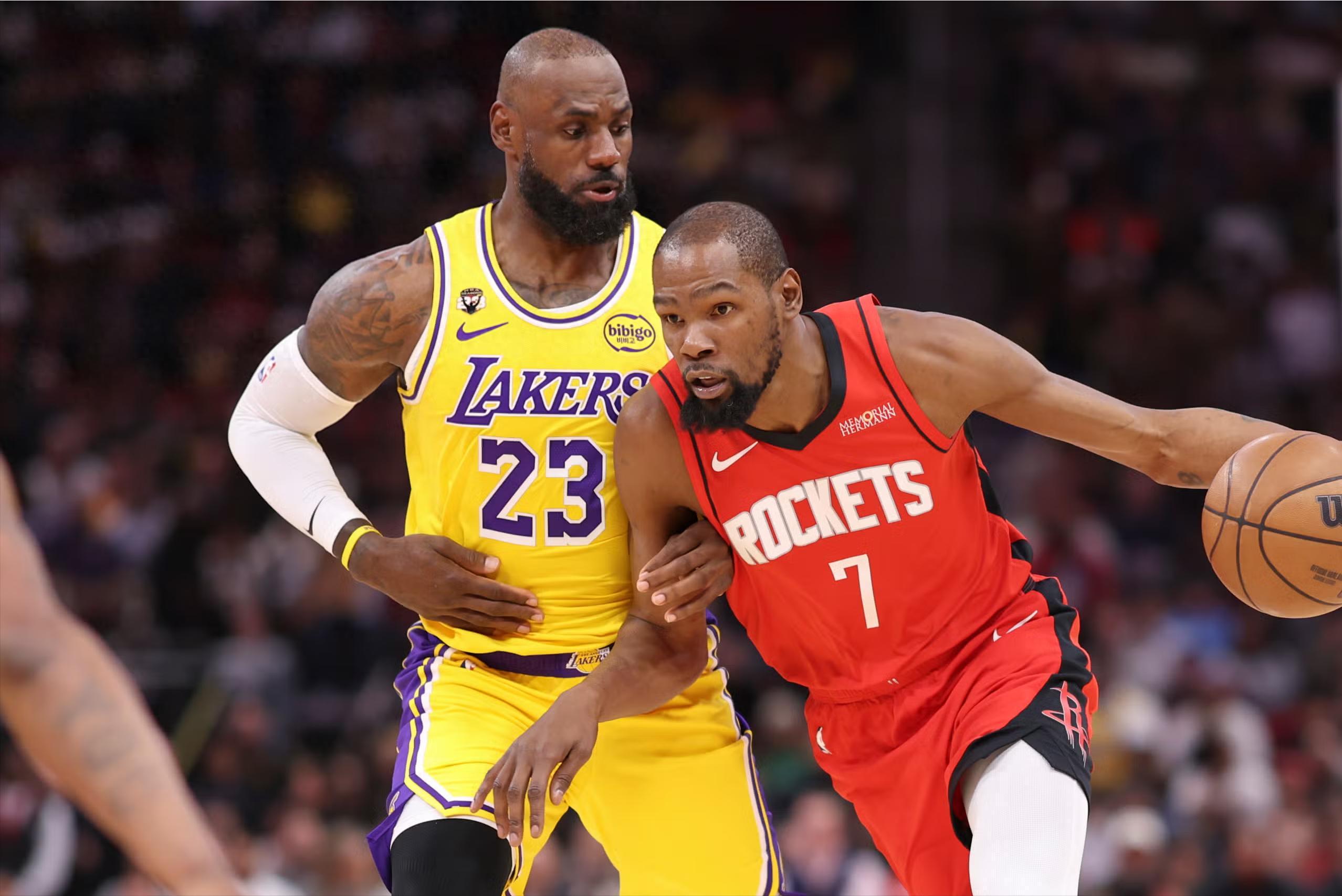 世界杯官方直播入口-火箭VS湖人，老詹孤掌难鸣！杜兰特手握4大利好有望5场终结系列赛